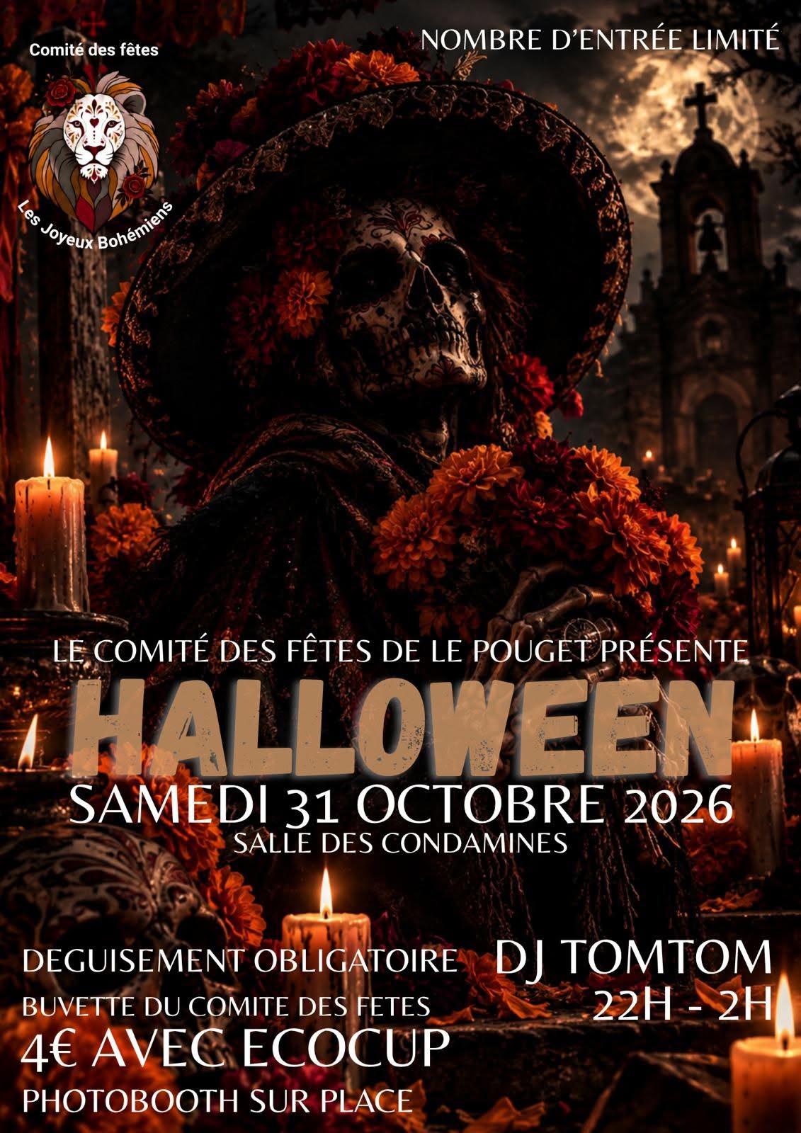 💀 HALLOWEEN AU POUGET : SOIRÉE COSTUMÉE !